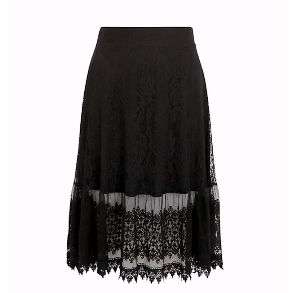 Lace Midi Skirt